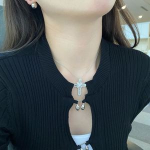 Dylam <b>Cross</b> Necklace 925 Sterling Silver Infinity Pendant Religious Jewelry Christian Baptism Gift Jewelry Kolye - Product Image 4