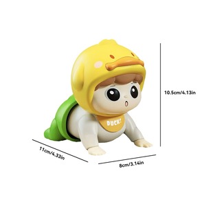 Juguete Eléctrico para Bebés con Música y Sonido, Juguete para el Tiempo Boca Abajo, Divertido Muñeco para Gatear, Juguete Sensorial <span class=keywords><strong>de</strong></span> Aprendizaje para Bebés - Product Image 4