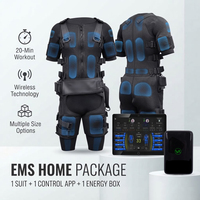 Bodytech Gilet de fitness EMS pour entraînement personnel, contrôle sans fil Bluetooth via application, 20 minutes