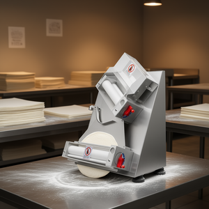 Equipo de Panadería Comercial, Laminadora de Masa Eléctrica Automática de 370W, Máquina para Hacer Pasta de Acero Inoxidable de 3-12 Pulgadas para Uso en Panadería - Product Image 2