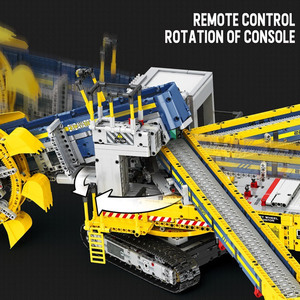 Blocs de construction d'excavatrice à roues Reobrix, 3188 pièces, modèle télécommandé, jouet pour les enfants de 8 à 13 ans - Product Image 3