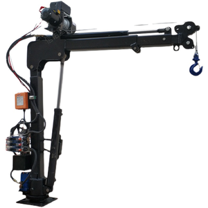 All-Electric 12V Hydraulic <b>Truck</b>-Mounted Crane 220 Mobile Boom Winch <b>Remote</b> <b>Control</b> Elevator Gearbox Motor Core Components CFD 1 - Product Image 5