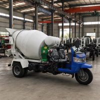Offre Spéciale YUNYANG Mini Bétonnière Tricycle 3m avec Moteur Diesel et Pompe Hydraulique – Équipement de Construction Haute Efficacité