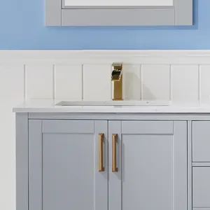 HILITE מודרני קיר-תלוי כפול מראה אמבטיה ארונות פושאן רחצה הבלי אמבטיה יהירות ארונות כפול כיור
