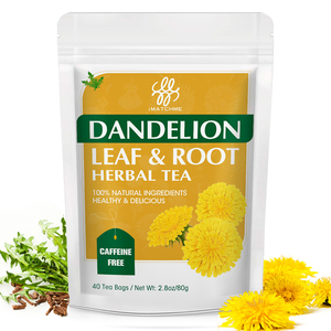 Té de Hoja y Raíz de Diente de León al por Mayor, Sin Cafeína, Natural, Detox, Apoyo para Hígado y Riñones, Pissenlit, Lowenzahn, Diente Leon, 40 Bolsitas - Product Image 1