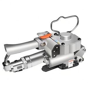 Máquina Neumática para Flejado de Plástico PET, Semiautomática, con Adhesivo Termofusible, Tipo Caja, para Empaquetado - Product Image 1