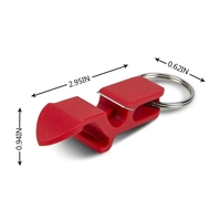 Ouvre-bouteille en plastique avec LOGO personnalisé ouvre-boisson ouvre-boîte 4 en 1 porte-clés outil de fusil de chasse à bière en ABS ouvre-bouteille
