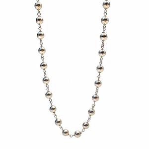 Collar Jap Mala de Plata de Ley 925 con Cuentas, Joyería India Hecha a Mano - Product Image 6