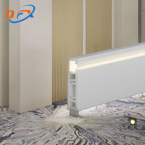 Couleurs personnalisées résistant à l'eau durable en alliage d'aluminium garnitures de sol plinthe feux latéraux écologique hôpital hôtel - Product Image 1