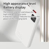 Batterie externe portable TDX X-107DX PD à charge ultra-rapide 22,5 W 10000 mAh Li-Polymère avec écran LED et câbles USB/Type-C intégrés 2-en-1