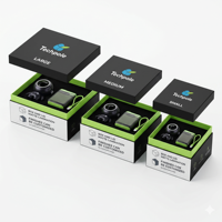 Boîte cadeau personnalisée avec couvercle et base magnétiques pour accessoires de téléphone, câble de charge, écouteurs, accessoires électroniques