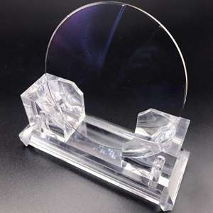 1.56 bloco azul transparente único visão hmc lentes de óculos de plástico - Product Image 3