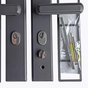 Оптовые коммерческие дверные ручки из цинкового сплава с ключом, водонепроницаемые, антивандальные, долговечные, для наружных дверей квартир - Product Image 5