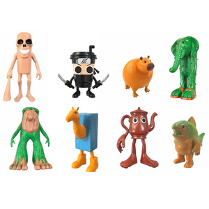 HY Popular Tung Sahur & Brr Patapim Shark PVC Llaveros Montañas americanas y mares Cute Cake Topper - Product Image 2