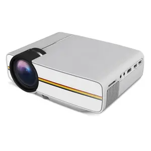 YG400 מרחוק בקרת פוקוס עדשת 1200 lumens מלא hd 1080p מיני קולנוע ביתי מקרן