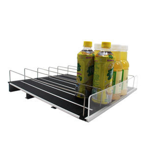 Support de supermarché à rouleaux d'étagère métallique flexible FMoothie robuste pour une utilisation en magasin de commodité affiche facilement les petits articles - Product Image 1