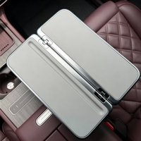 Table pliante flottante pour voiture, plateau multifonctionnel en cuir pour siège arrière, pour modification de l'intérieur de la voiture