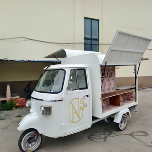 Un chariot alimentaire à trois roues de type « Tuk-Tuk », un best-seller, idéal pour la vente de bière et de café. - Product Image 5
