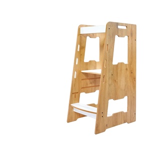 Torre di apprendimento per bambini regolabile ispirata ai Montessori, regolabile in altezza a 3 livelli, psicologo infantile progettato per 2-6yrs - Product Image 1