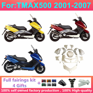 Nuevos Kits de Carenado para Motocicleta ABS, Compatibles con Tmax500 2001 2002 2003 2004 2005 2006 2007, Kit Completo de Carrocería para Tmax 500 - Product Image 1