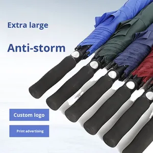 27 inch bán buôn biểu tượng tùy chỉnh in Ô Dù Golf lớn dài EVA xử lý thẳng ô dù quảng cáo cá nhân - Product Image 1