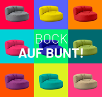 OEM/ODM Offre Spéciale forme de demi-lune nouveau design pouf de meubles pouf d'extérieur pour adultes