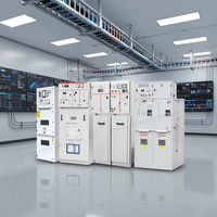 Armoire électrique de distribution d'énergie industrielle intérieure à moyenne et haute tension KYN28A-12 24kV sur mesure 11kV 6.6kV