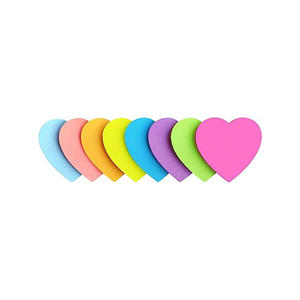 Blocs de Notas de Papel Personalizados en Forma de Corazón, Autoadhesivos, Fáciles de Pegar, Notas Adhesivas para Niñas, Niños, Estudiantes, Escuela, Oficina, Hogar - Product Image 3