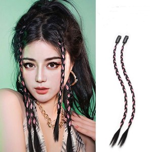 <span class=keywords><strong>Extension</strong></span> per <span class=keywords><strong>Capelli</strong></span> Coolhair Stile Spicy Girl, Fibra Sintetica Resistente al Calore, Coda di Cavallo Singola Intrecciata, Twist Primaverile - Product Image 4