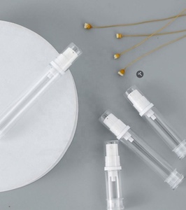 Summer Arrival 10ml Twist up Airless Pump Bottle Double Wall Round Vacuum for Cosmetic Liquid - Product Image 6