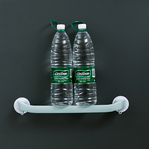 Bán Buôn Treo Tường ABS Khăn Bar Non-Trace Tự Dính Phòng Tắm Móc Áo Với Móc Và Dép Đi Trong Nhà Giá Nhựa Khăn Kệ - Product Image 5