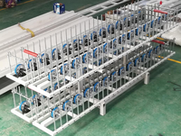 Machine automatique de placage de chants pour panneaux de fibres à densité moyenne (MDF) et panneaux de particules (Panneaux de particules) PUR450 avec revêtement PVC