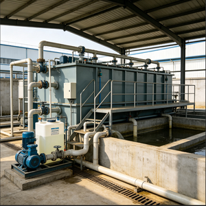 Système de flottation à air dissous (<span class=keywords><strong>DAF</strong></span>) NUO VISTA de grande capacité pour l'élimination des TSS des eaux usées huileuses, traitement des eaux usées des abattoirs et de l'aquaculture - Product Image 2