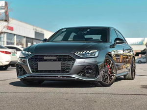 Spoiler de pare-chocs avant style <span class=keywords><strong>RS4</strong></span> en PP haute qualité pour Audi A4 B9.5 2020-2021, noir brillant - Product Image 5