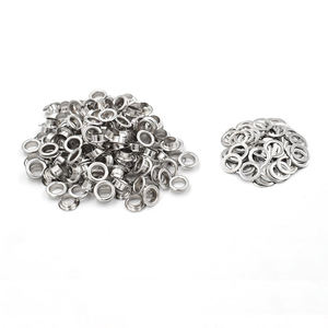 6 מ "מ עפעפי חורי מתכת חורי אוורור חורים מכסף מתכת חוט חוט חוט חוט חוט - Product Image 5