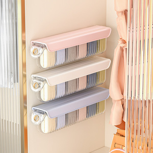 Wall Mounted <b>Storage</b> <b>Box</b> For Underwear Socks Lingerie Covered Rectangle White Pink Light Blue Light Green 805 Home Wardrobe Use - Product Image 4