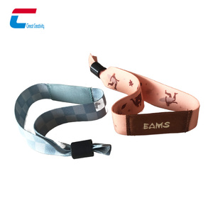 สายรัดข้อมือโปรโมชั่น สายรัดข้อมือผ้า RFID สายรัดข้อมือแบบทอสำหรับงานเทศกาล สายรัดข้อมือ NFC สำหรับงานอีเว้นท์ - Product Image 5