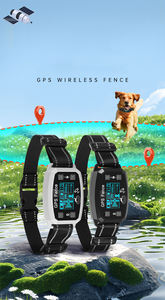 Fábrica al por mayor portátil inteligente GPS inalámbrico cerca del perro collar de entrenamiento impermeable eléctrico sistema de contención de mascotas de plástico - Product Image 5