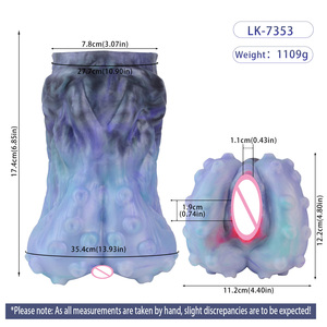 Copa Masturbadora Masculina Monster de Silicona Suave, Masturbador Masculino de Canal Completo, Textura Realista, Onahole, Vagina de Bolsillo - Product Image 6