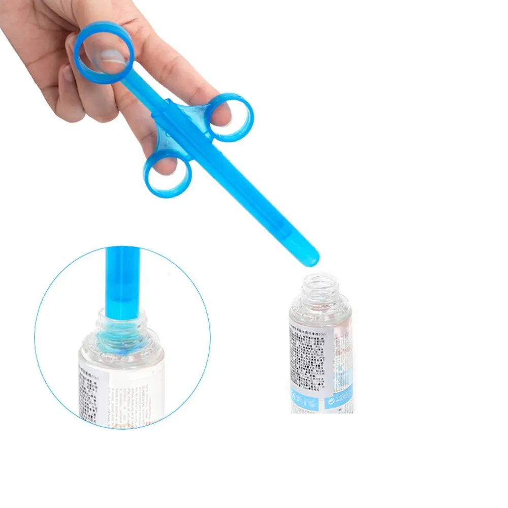 Hot Selling Blue Color Medical Grade TPA Health Care Travelling Enema Syringe Lubricant Women Applicator other massage products