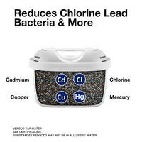 Cartouches de filtre à eau de remplacement conformes à la norme NSF Maxtra pour les distributeurs et les carafes B-rita, pour filtre à eau purificateur