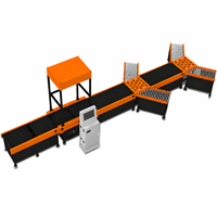 Machine de tri de colis entièrement automatisée DWS, robuste et durable, pesage dynamique, capacité de 40g à 60kg, 3000 à 8000 PPH pour la logistique