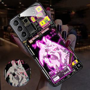Funda de teléfono con luz Led activada por voz, para iphone 13, 12, 11pro <span class=keywords><strong>max</strong></span>, <span class=keywords><strong>Samsung</strong></span> <span class=keywords><strong>S22</strong></span>, S21, S20FE, <span class=keywords><strong>ultra</strong></span> patrón, se puede personalizar - Product Image 6