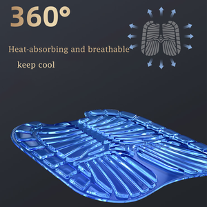 Bravo Patent Ergonomisch Traagschuim Gel Pad Zitkussen Verkoelende Gel Zitkussen Voor Bureaustoel - Product Image 6