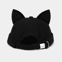 Gorro de Algodón Premium con Orejas de Gato, Estilo Moderno, Camuflaje, Sin Borde, Tipo Yuppie Duke, Gorro de Primavera con Diseño de Calavera, Personalizable con Logotipo