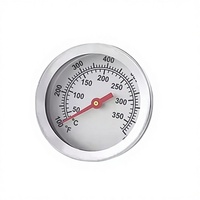 Termometer BBQ Tipe Oven Belakang dengan Layar Digital, Kustomisasi Penuh SS 304 0-300C