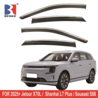 Pare-soleil de fenêtre de voiture, déflecteur de vent, pare-pluie pour CHERY JETOUR X70L SHANHAI L7 Soueast S08 2025 Pièces automobiles Déflecteurs