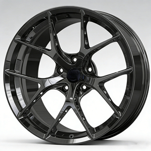 Rines de Aleación Forjados Cóncavos de Lujo en Negro Brillante E88 <span class=keywords><strong>E90</strong></span> E36 de 17, 18 y 19 Pulgadas, Personalizados para <span class=keywords><strong>BMW</strong></span> con Bujes 5x112 5x120 - Product Image 3