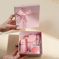 Kit de Maquillage Marque Blanche Rose Végétalien DIY – Coffret Cadeau Maquillage Lèvres, Fard à Joues et Illuminateur