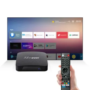 Оптовая продажа IPTV приставка XS97 SMART 4 + 32GB tvbox Amlogic S905Y4 Android TV Box Customized OTT 4K IPTV Box